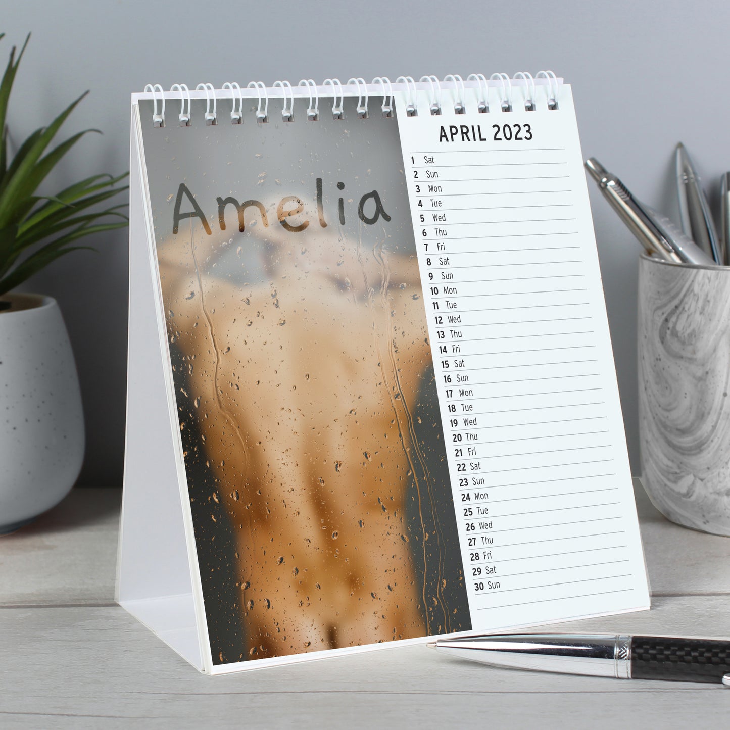 Personalised Hot Hunks Desk Calendar - MK&JD Gifts