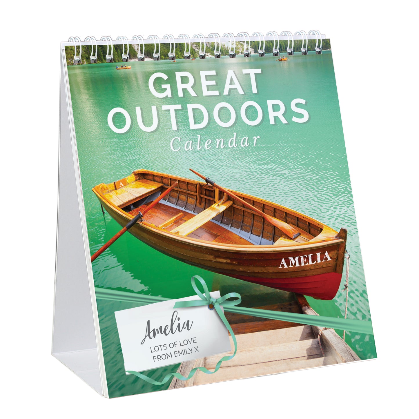 Personalised Outdoors Desk Calendar - MK&JD Gifts