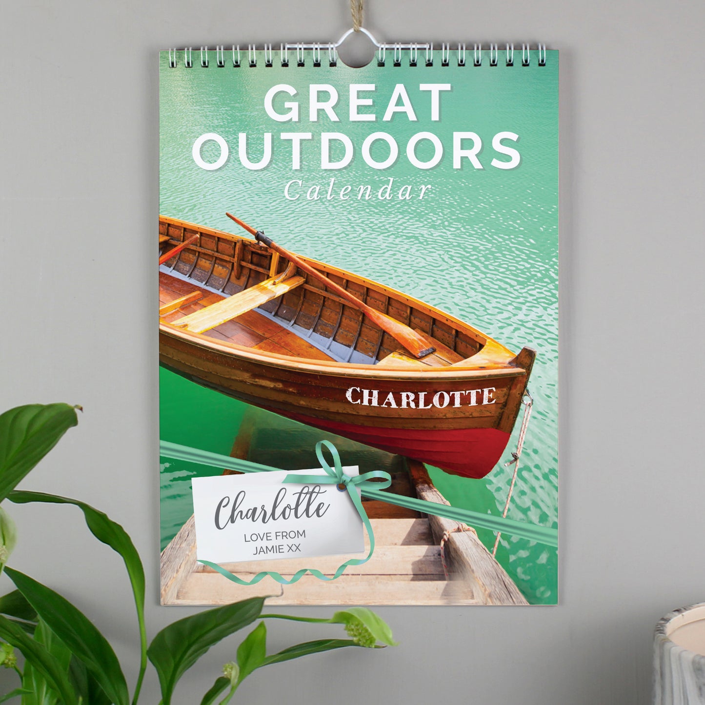 Personalised A4 Great Outdoors Calendar - MK&JD Gifts
