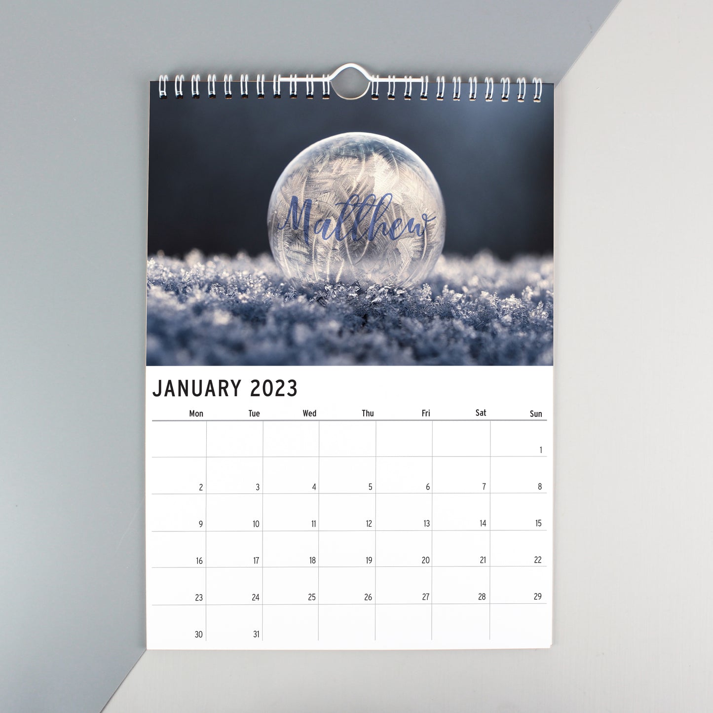 Personalised A4 Great Outdoors Calendar - MK&JD Gifts