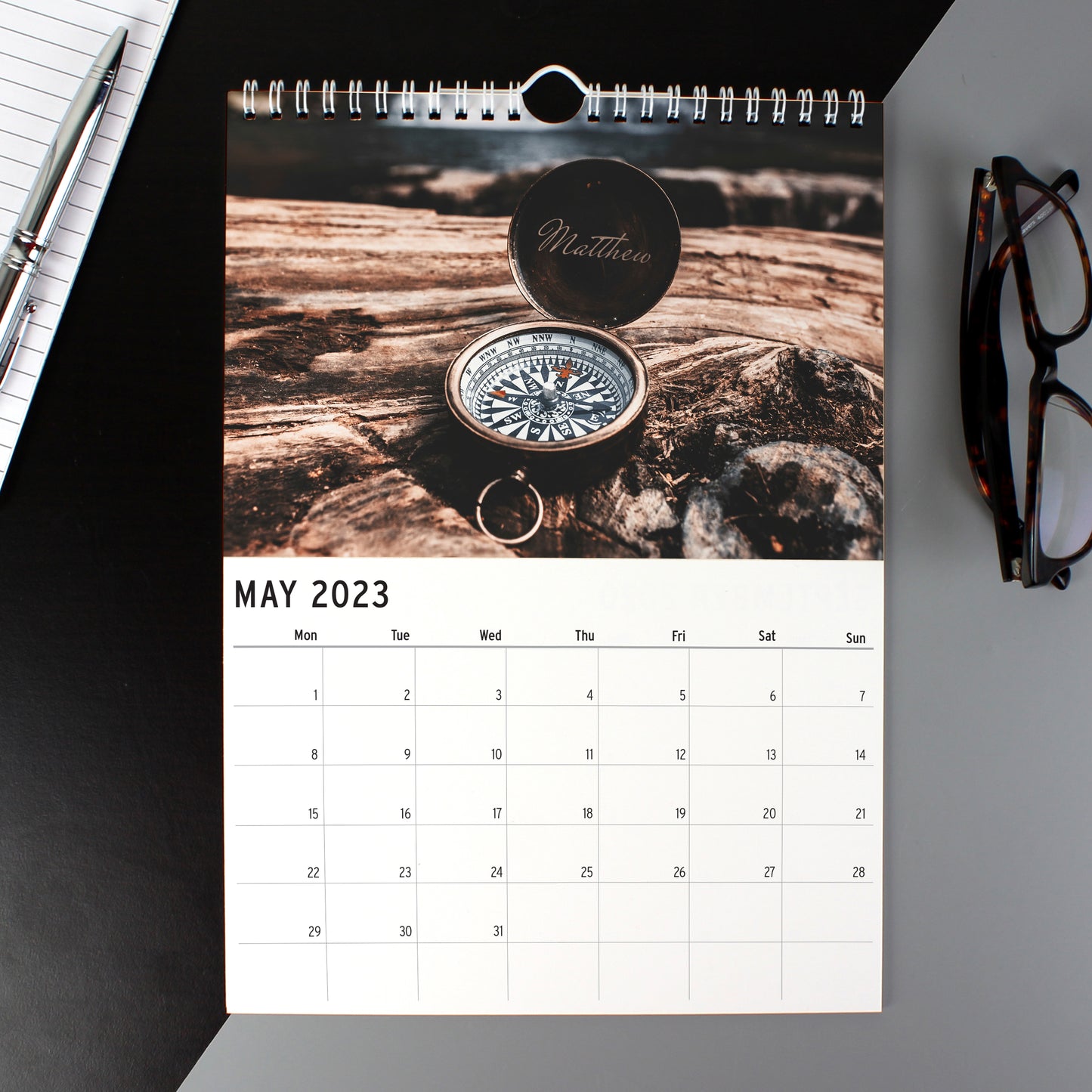 Personalised A4 Great Outdoors Calendar - MK&JD Gifts