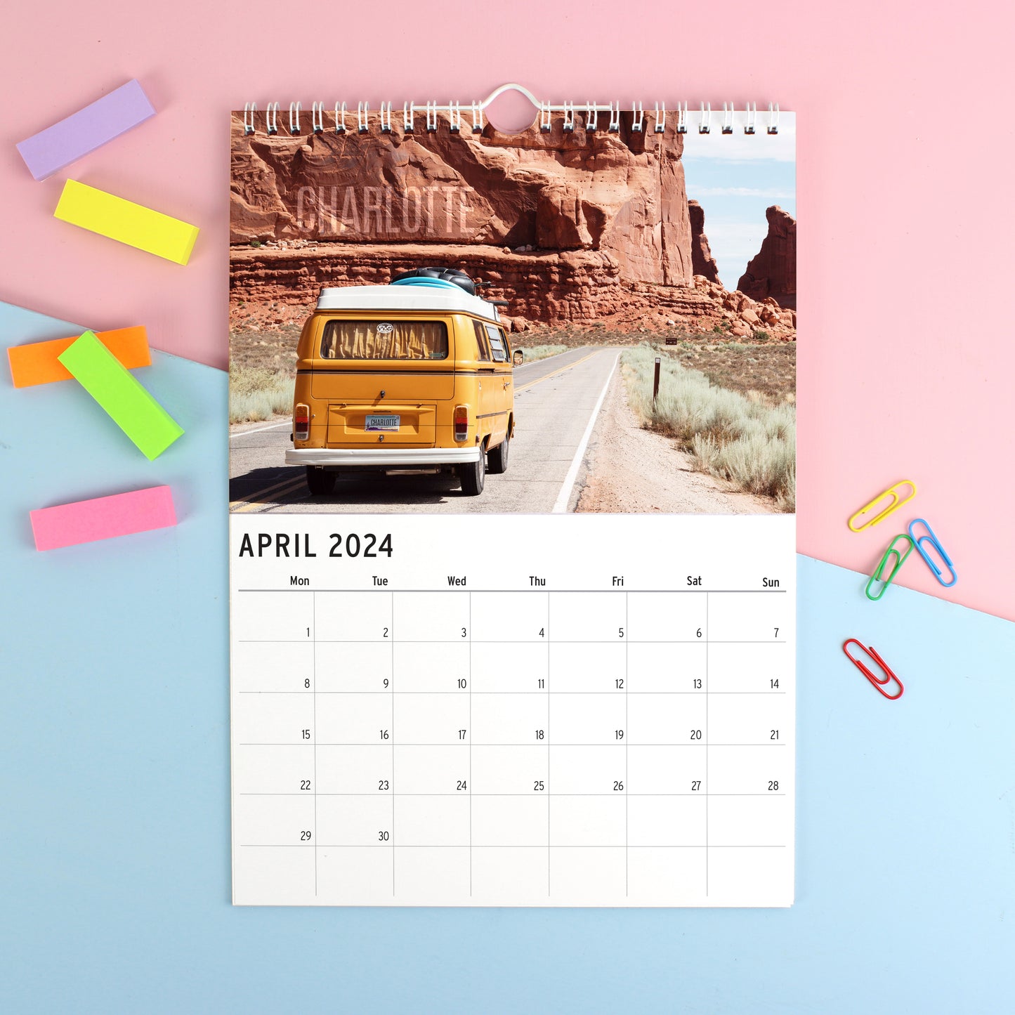 Personalised A4 Great Outdoors Calendar - MK&JD Gifts