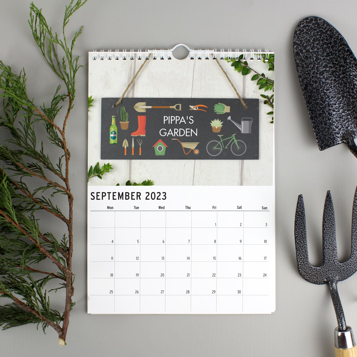 Personalised A4 Gardening Calendar - MK&JD Gifts