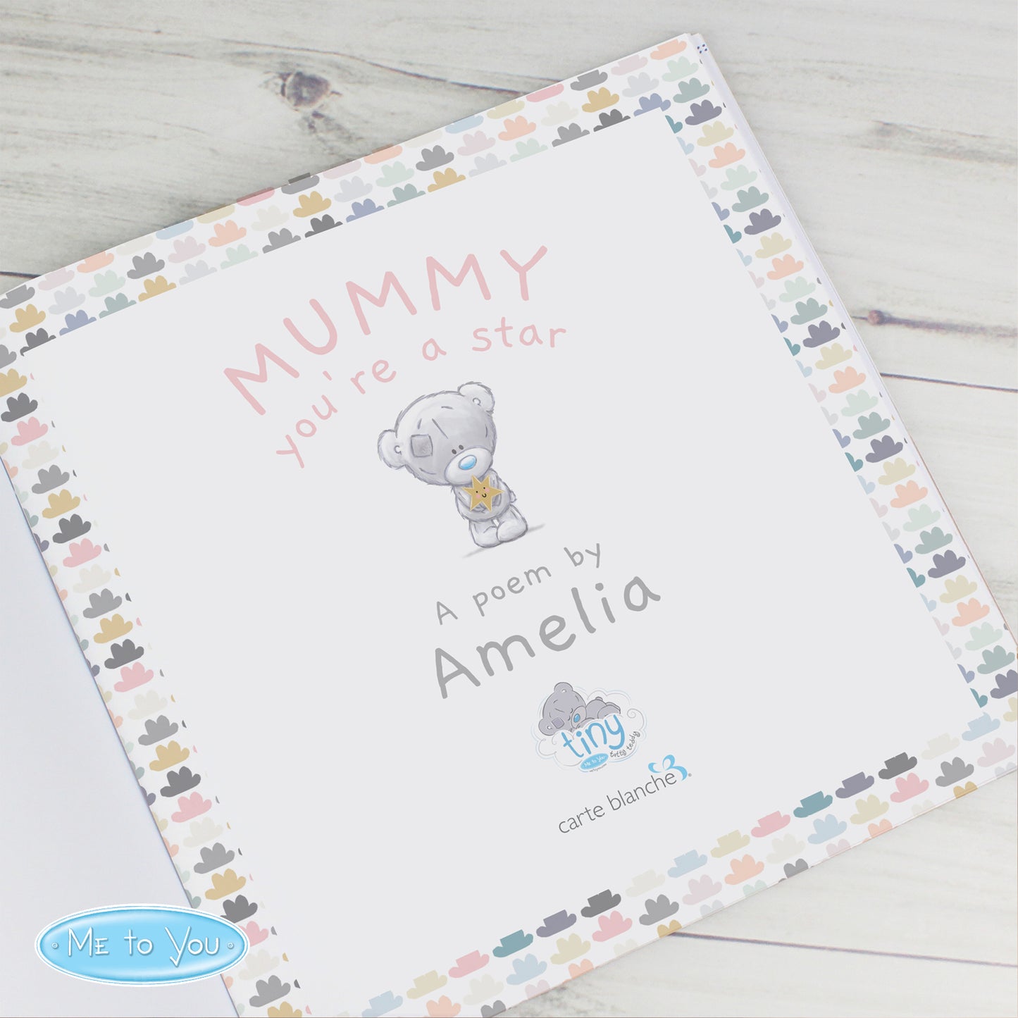 Personalised Tiny Tatty Teddy Mummy You're A Star, Poem Book - MK&JD Gifts