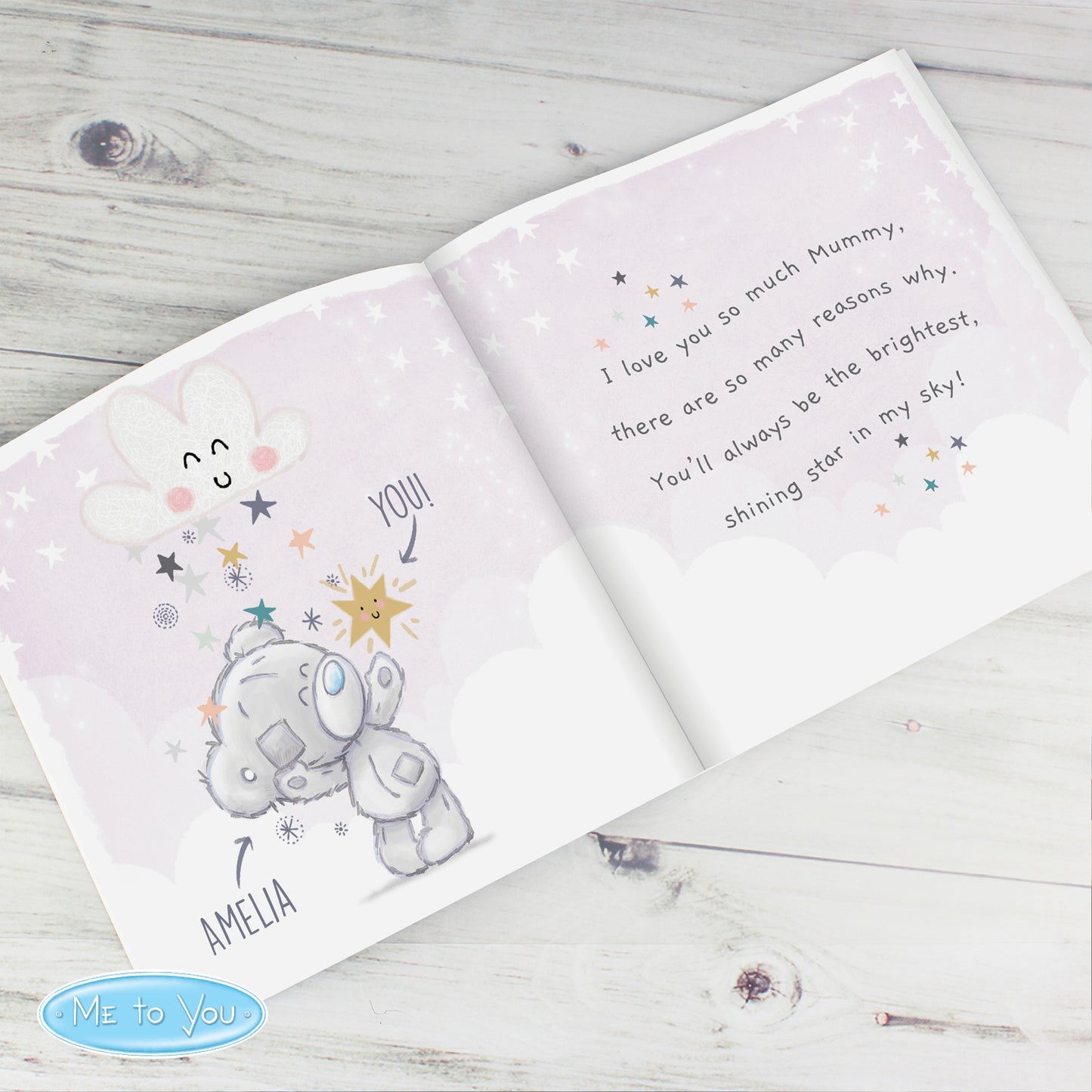 Personalised Tiny Tatty Teddy Mummy You're A Star, Poem Book - MK&JD Gifts