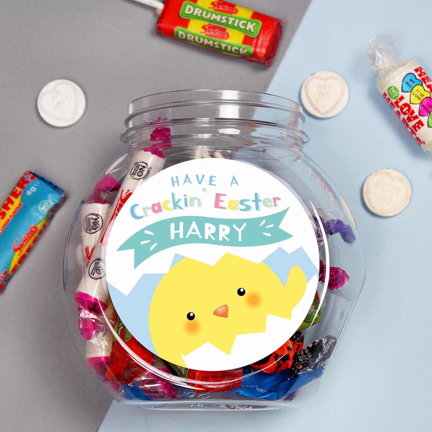 Personalised Have A Cracking Easter Sweets Jar - MK&JD Gifts