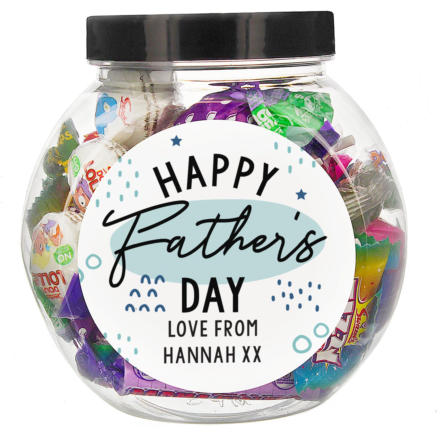 Personalised Father's Day Sweet Jar - MK&JD Gifts