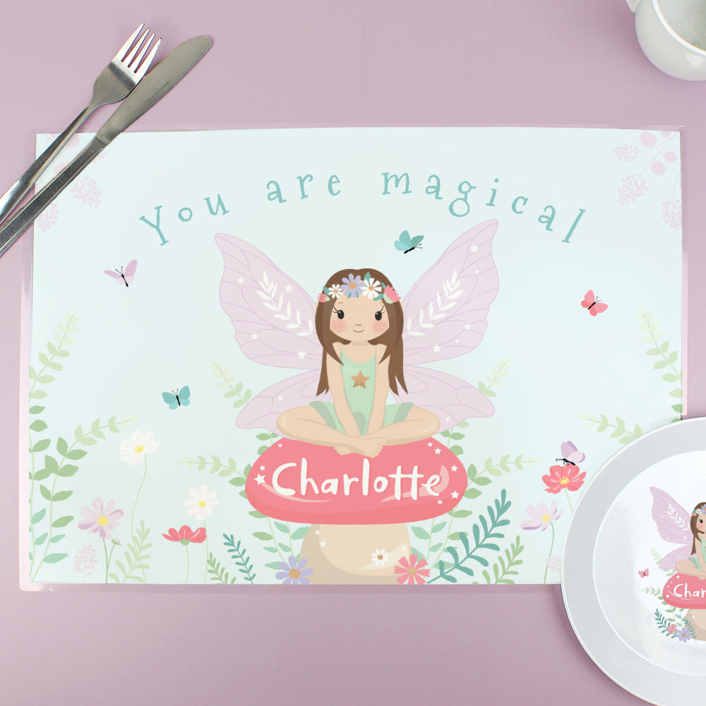 Personalised Toadstool Fairy Placemat - MK&JD Gifts