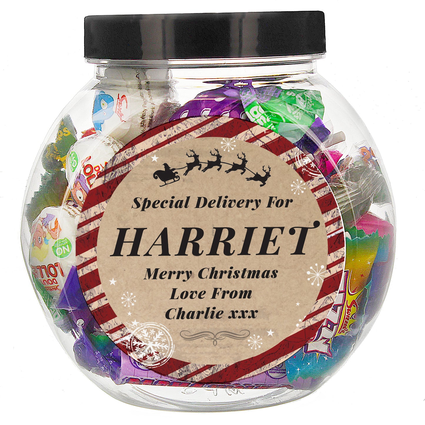 Personalised Special Delivery Sweet Jar - MK&JD Gifts