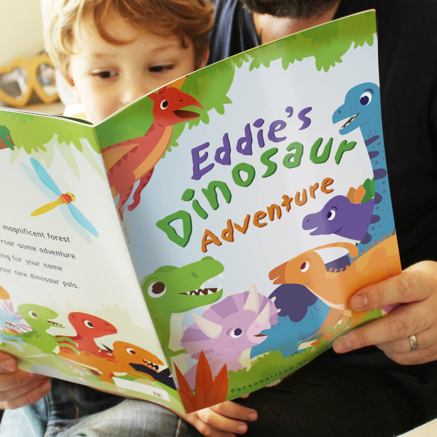 Personalised Dinosaur Adventure Story Book - MK&JD Gifts