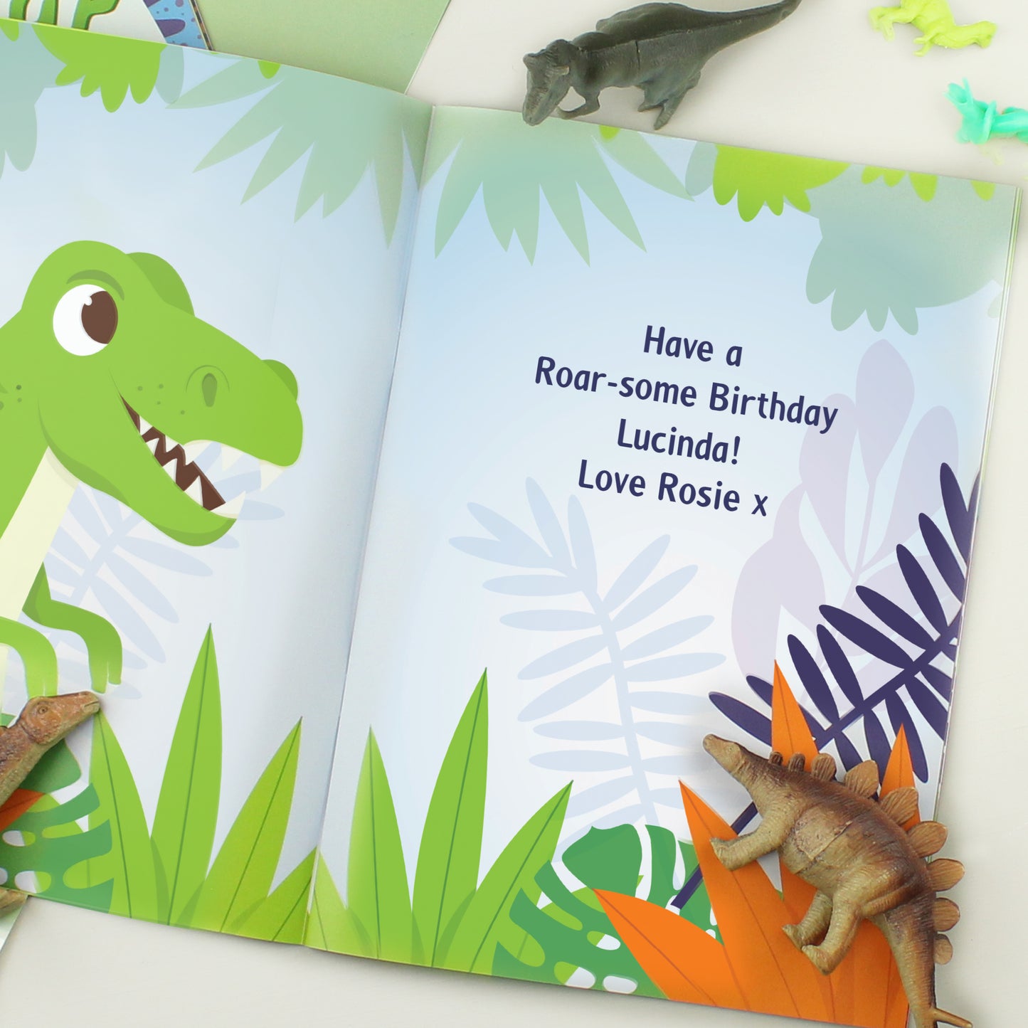 Personalised Dinosaur Adventure Story Book - MK&JD Gifts