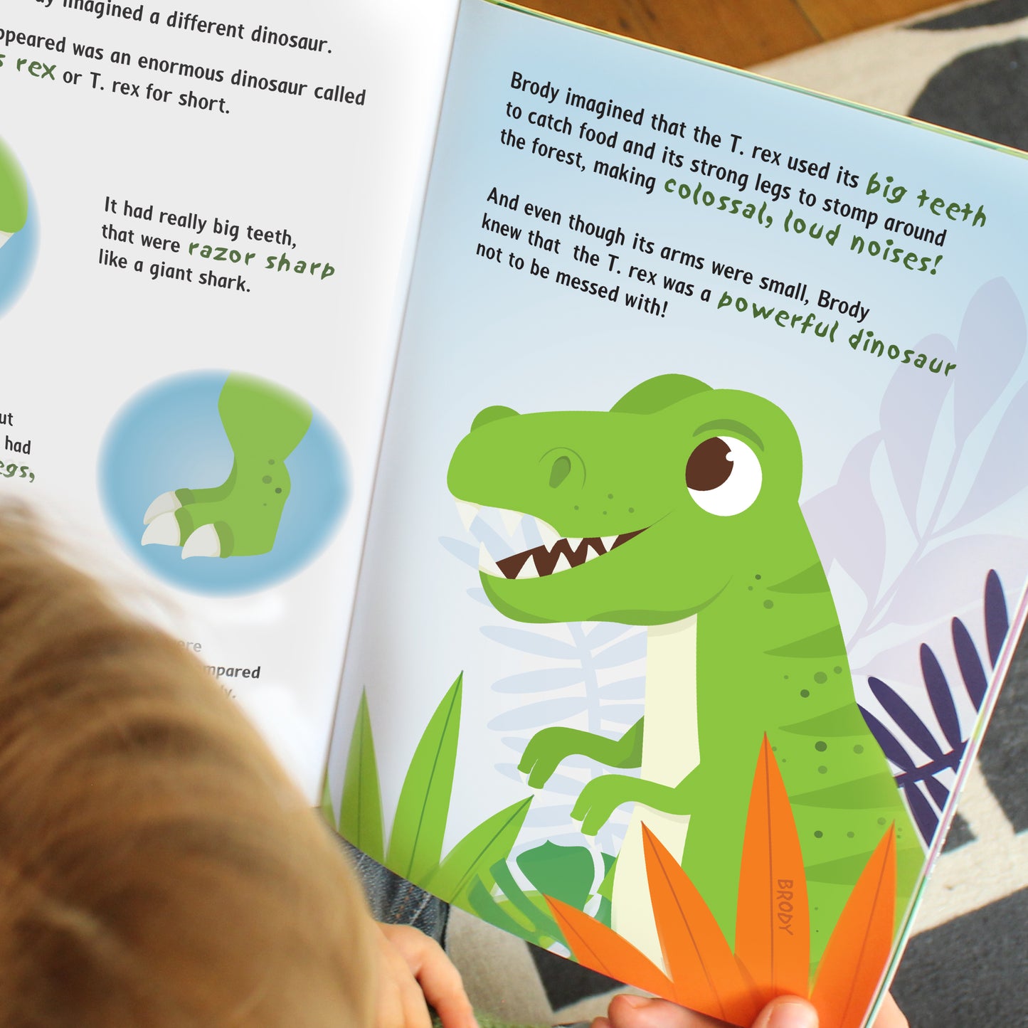 Personalised Dinosaur Adventure Story Book - MK&JD Gifts