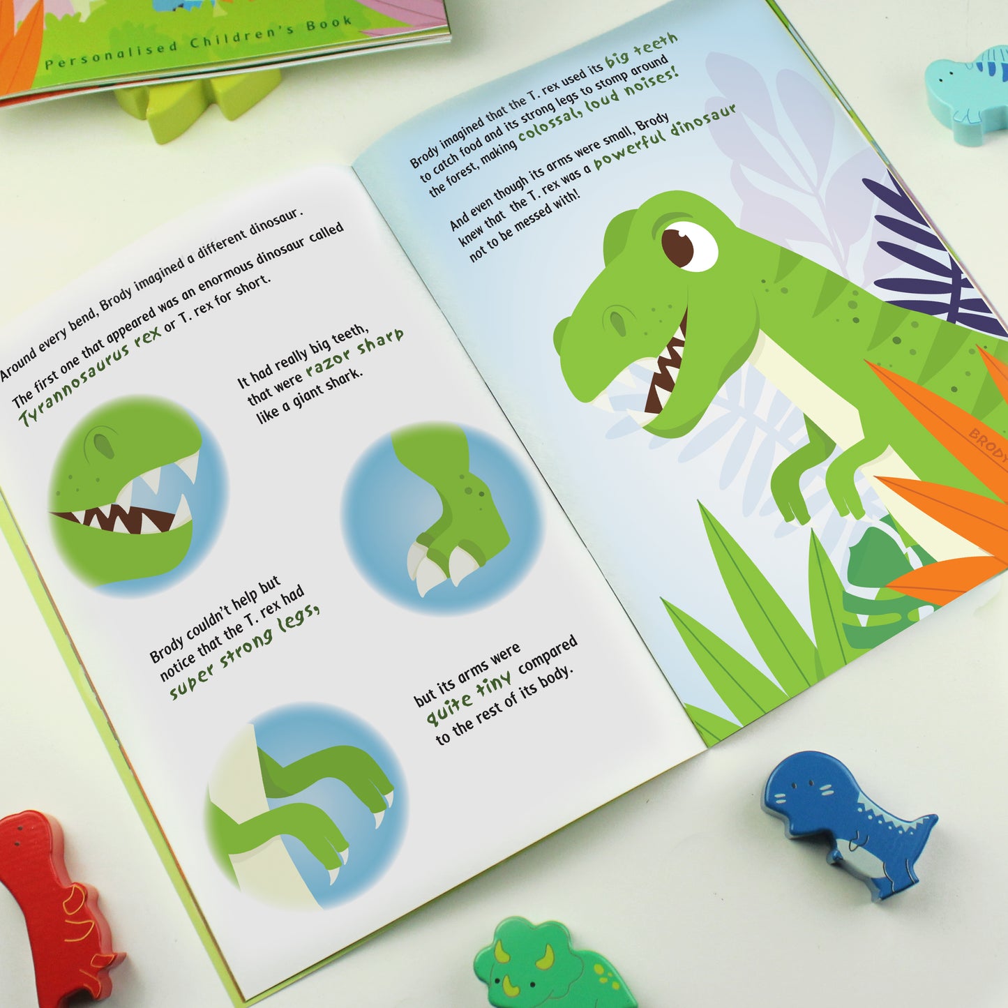 Personalised Dinosaur Adventure Story Book - MK&JD Gifts