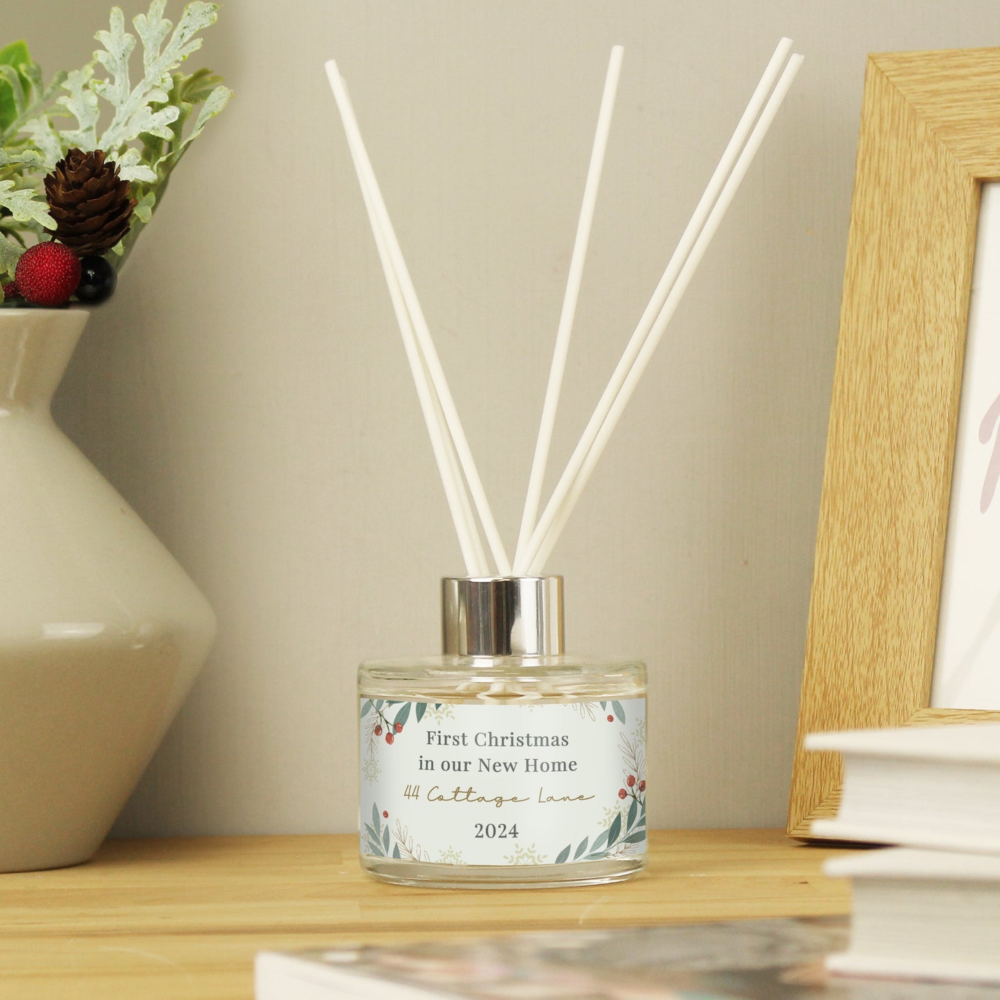 Personalised Christmas Foliage Diffuser - MK&JD Gifts
