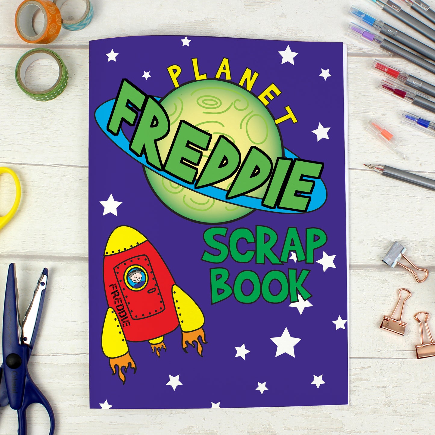 Personalised Space - A4 Scrapbook - MK&JD Gifts
