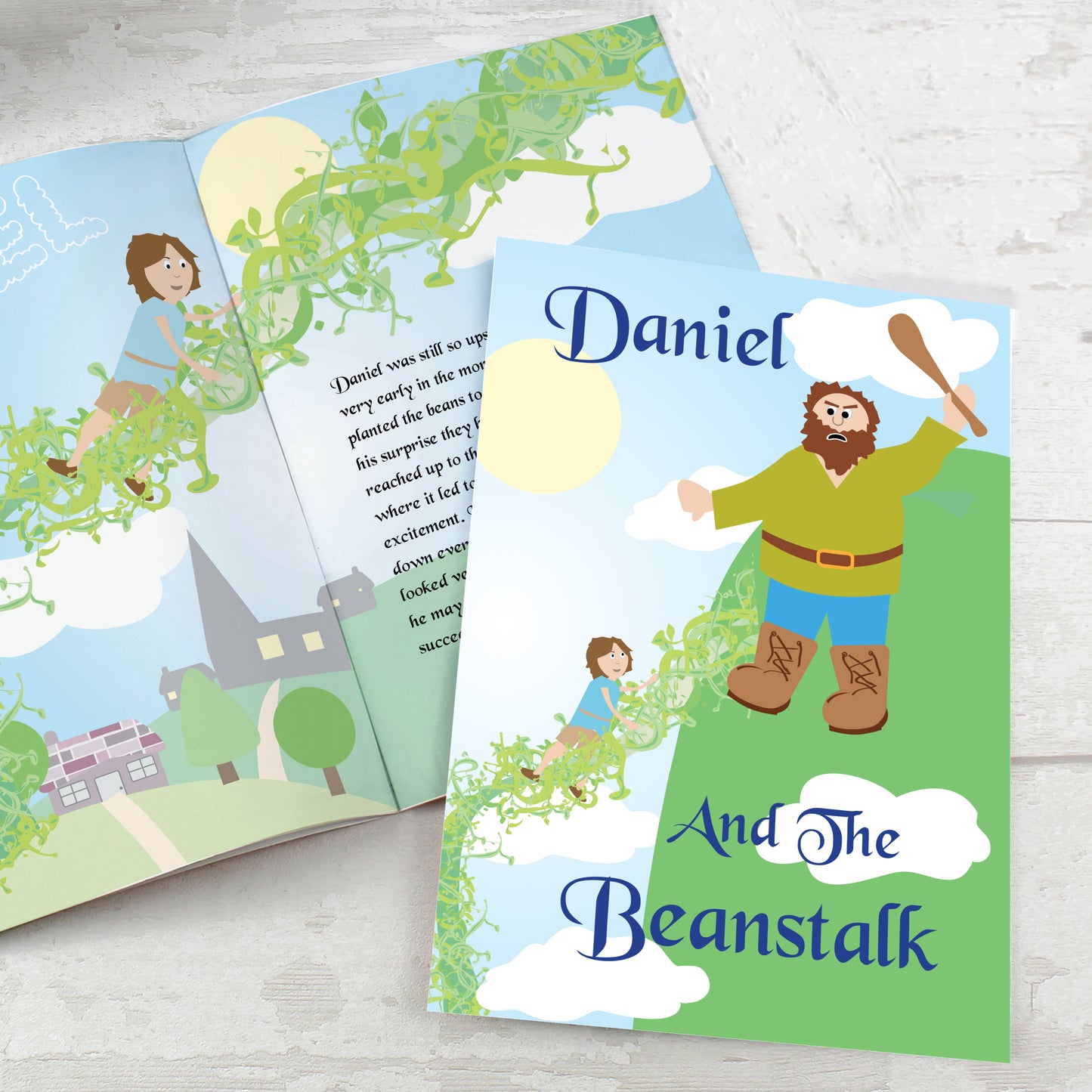 Personalised Jack and the Beanstalk Story Book - MK&JD Gifts