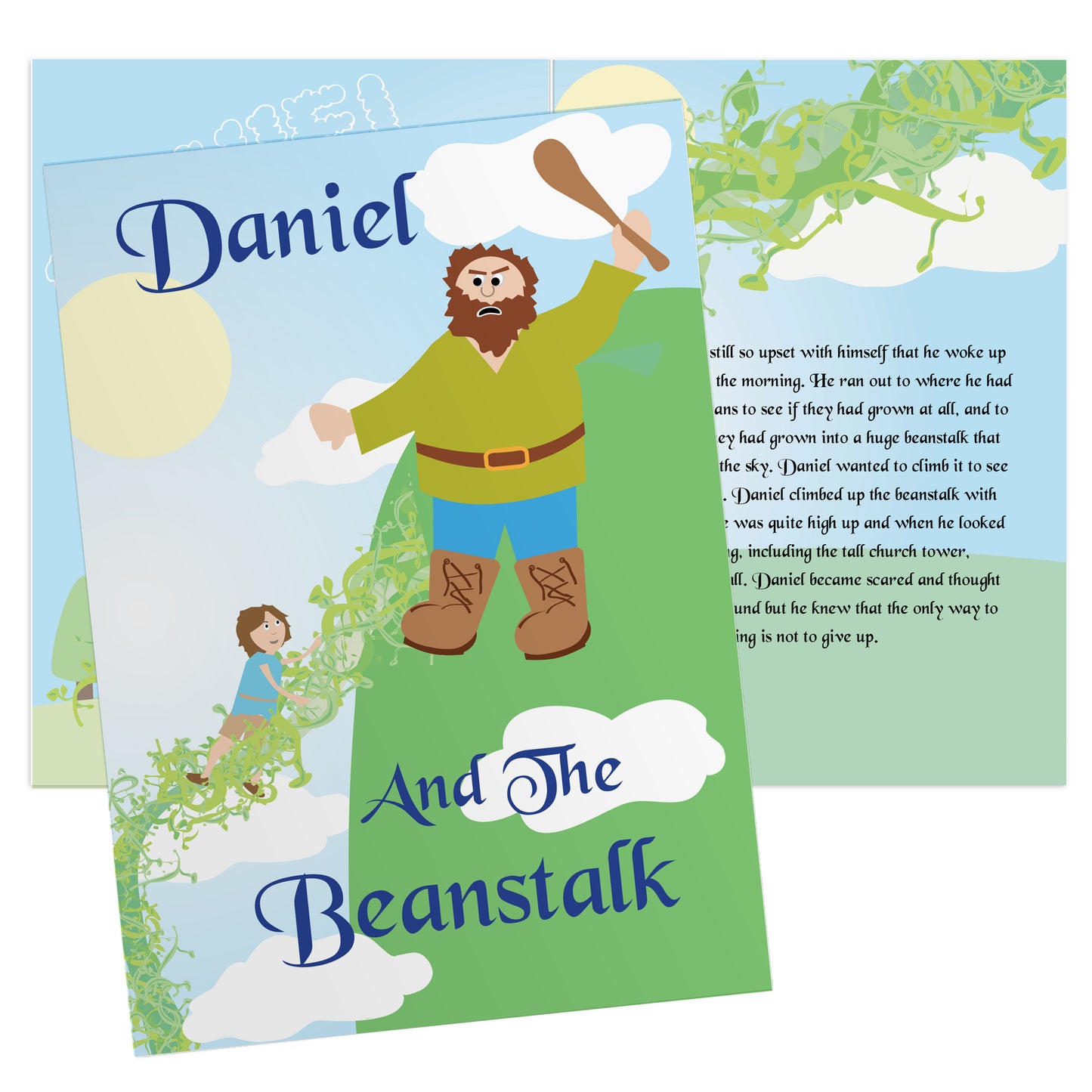 Personalised Jack and the Beanstalk Story Book - MK&JD Gifts