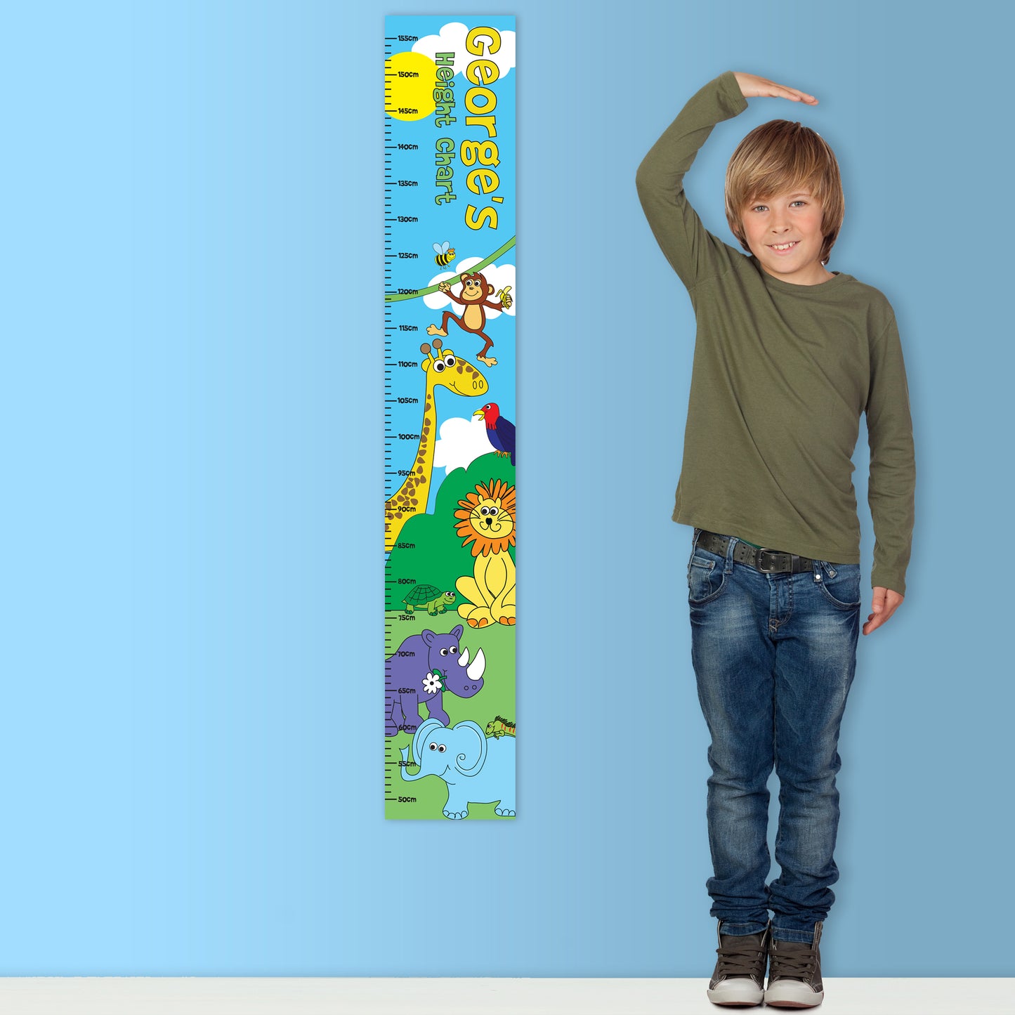 Personalised Zoo Height Chart - MK&JD Gifts