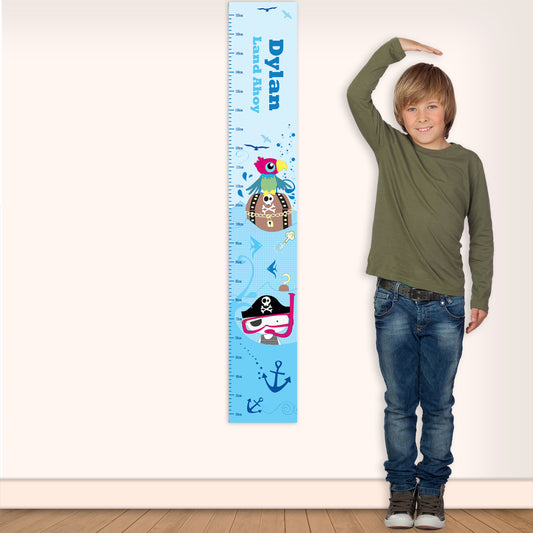 Personalised Pirate Height Chart - MK&JD Gifts