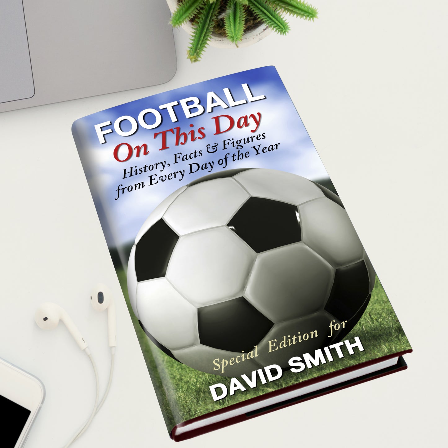 Personalised Football On This Day Book - MK&JD Gifts