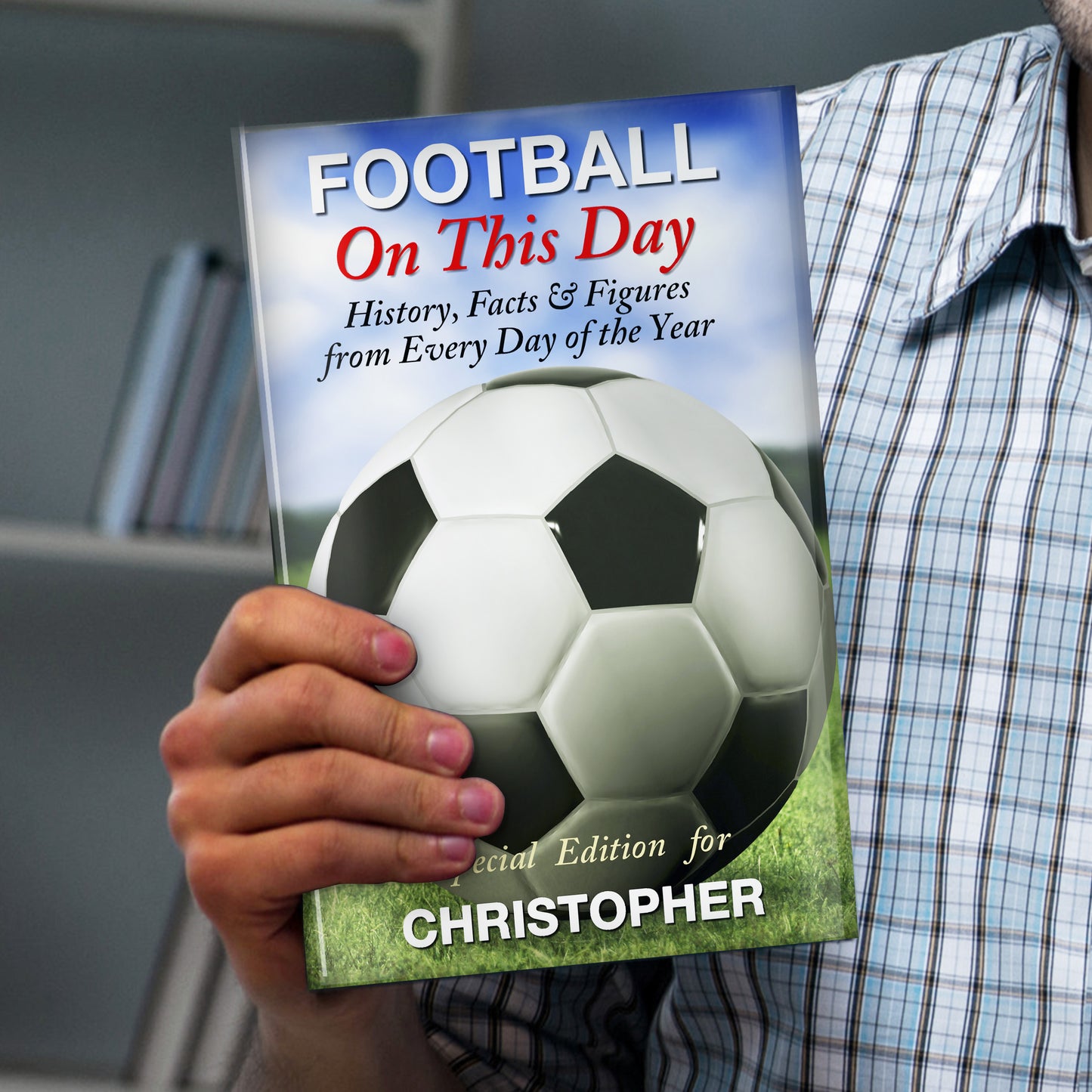 Personalised Football On This Day Book - MK&JD Gifts