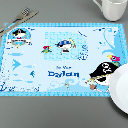 Personalised Pirate Placemat - MK&JD Gifts