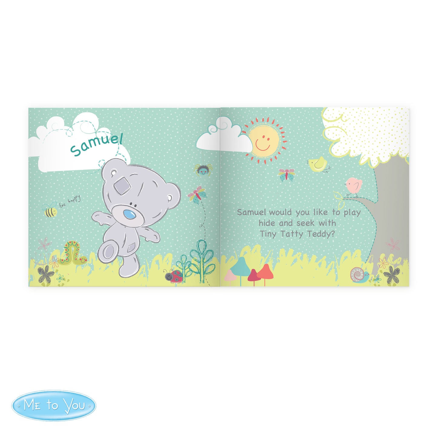 Personalised Tiny Tatty Teddy Learning Adventure Book - MK&JD Gifts
