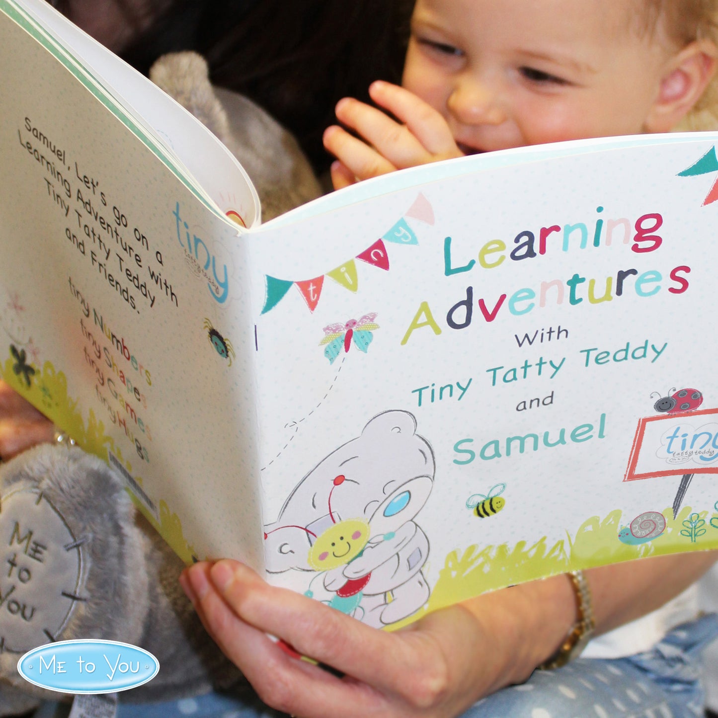 Personalised Tiny Tatty Teddy Learning Adventure Book - MK&JD Gifts
