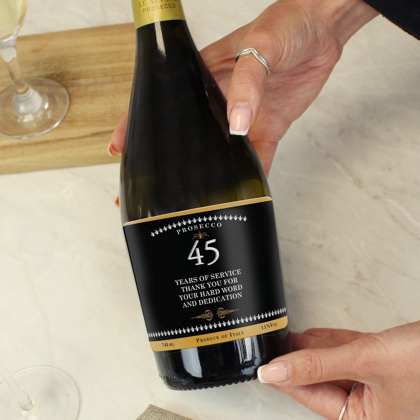 Personalised Birthday And Anniversary Bottle of Prosecco - MK&JD Gifts