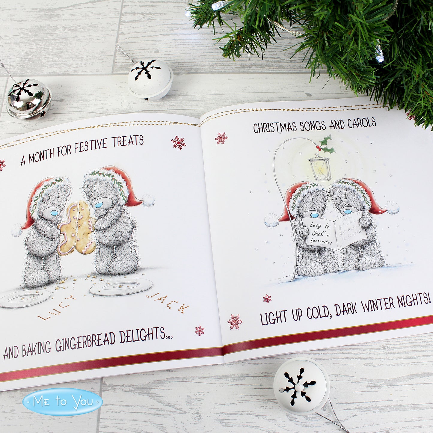 Personalised Me to You The One I Love at Christmas Poem Book - MK&JD Gifts