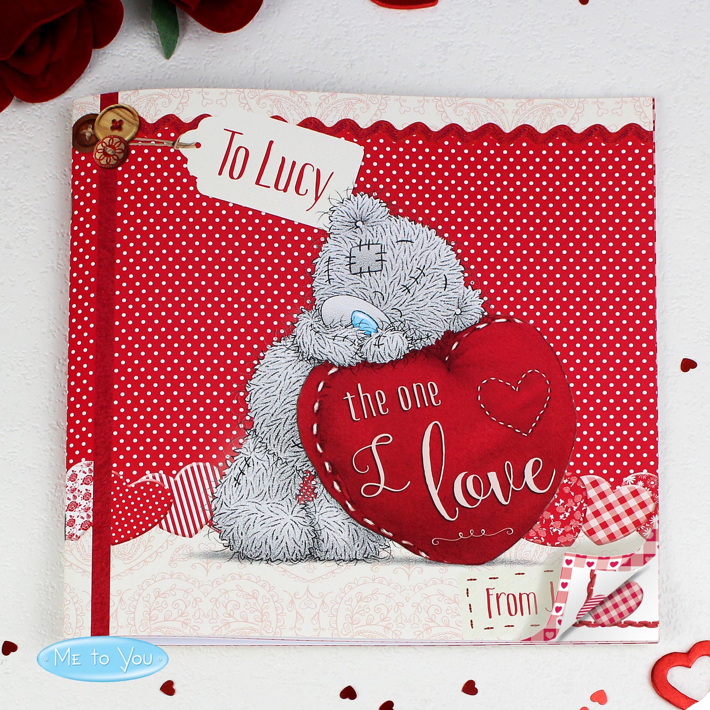 Personalised Me to You The One I Love Poem Book - MK&JD Gifts