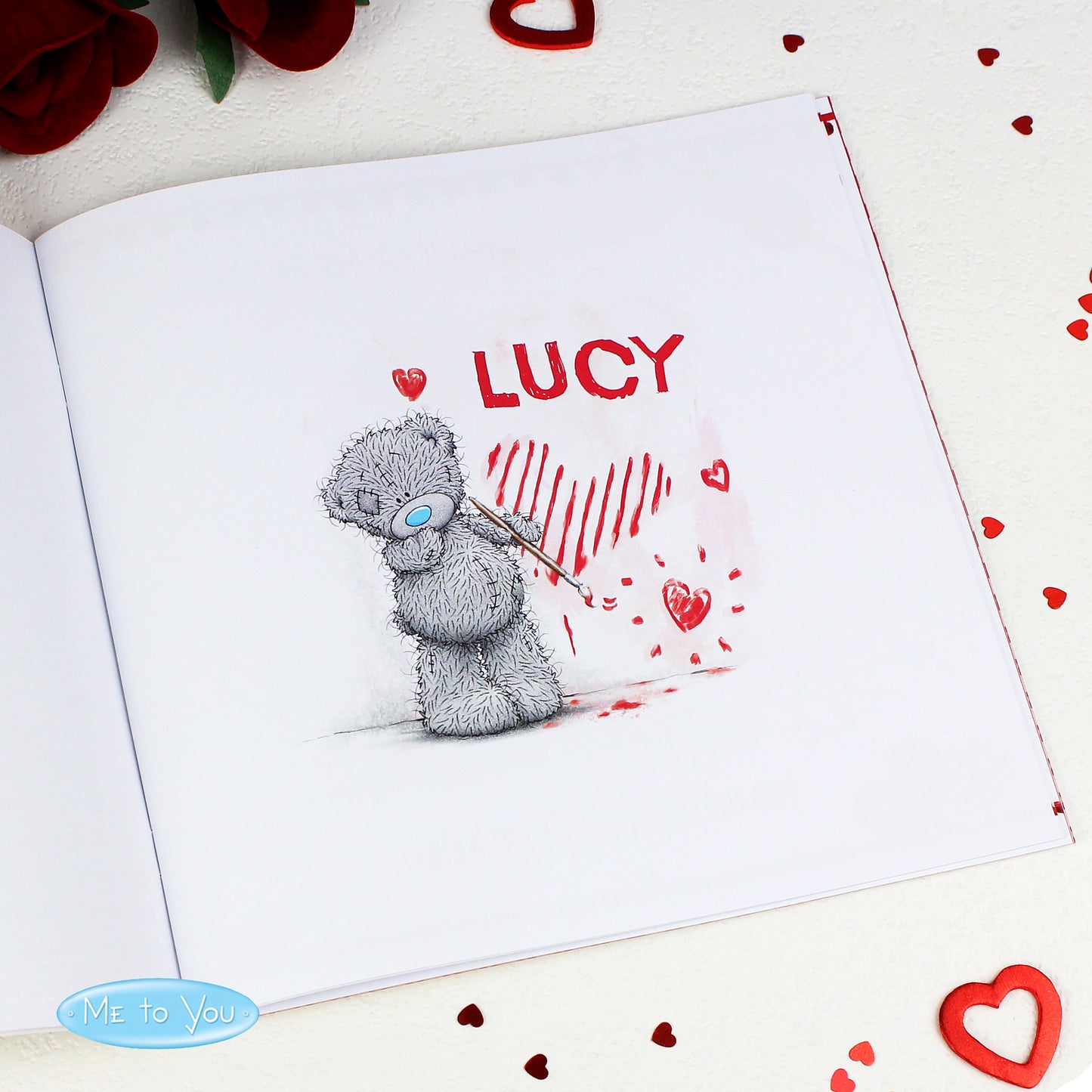 Personalised Me to You The One I Love Poem Book - MK&JD Gifts