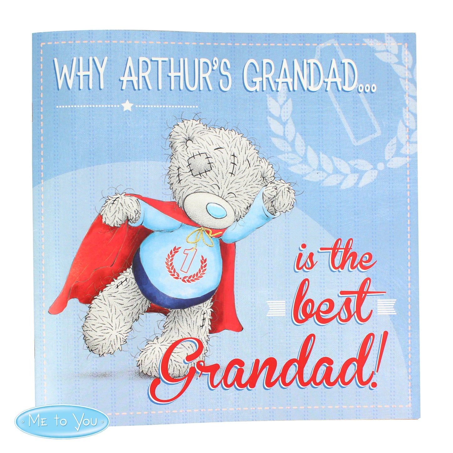 Personalised Me to You For Him Super Hero Poem Book - MK&JD Gifts