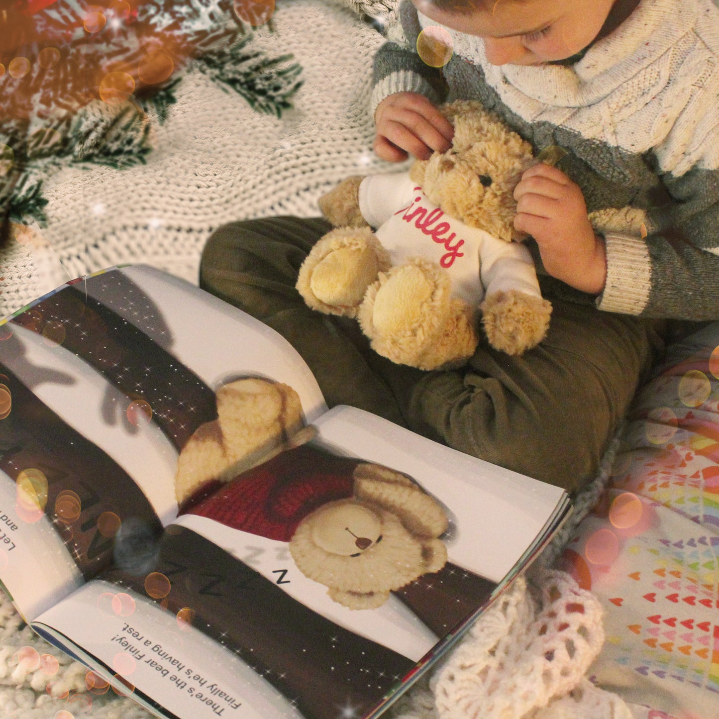 Personalised Magical Christmas Adventure Story Book and Personalised Teddy Bear - MK&JD Gifts