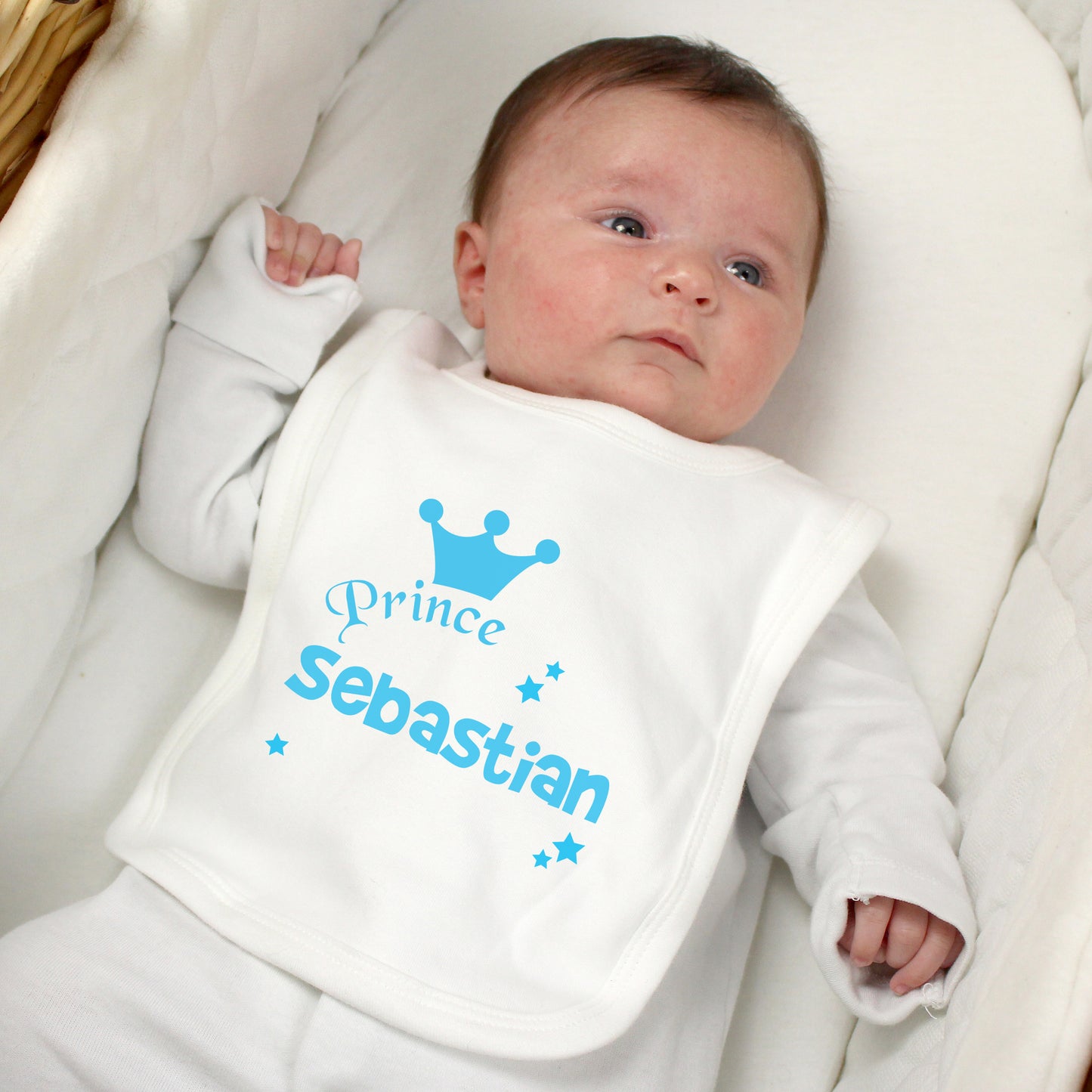 Personalised Prince Bib - MK&JD Gifts