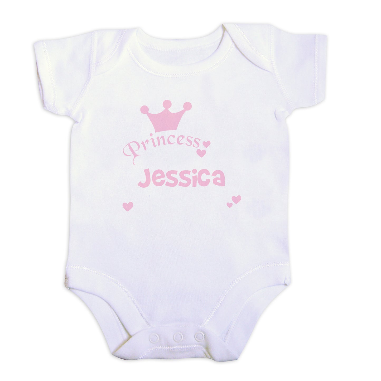 Personalised Princess Baby Vest - MK&JD Gifts