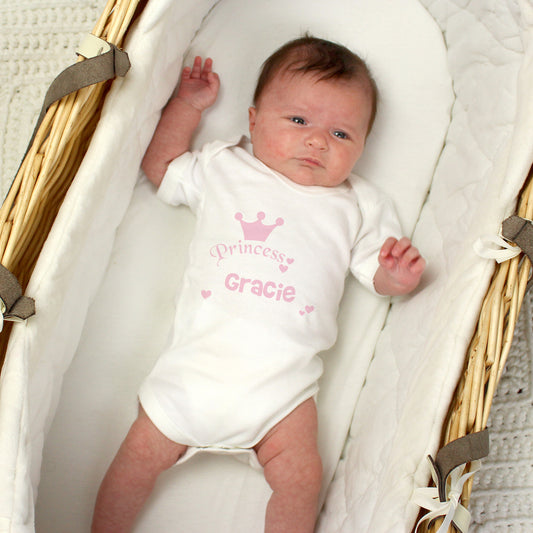 Personalised Princess Baby Vest - MK&JD Gifts