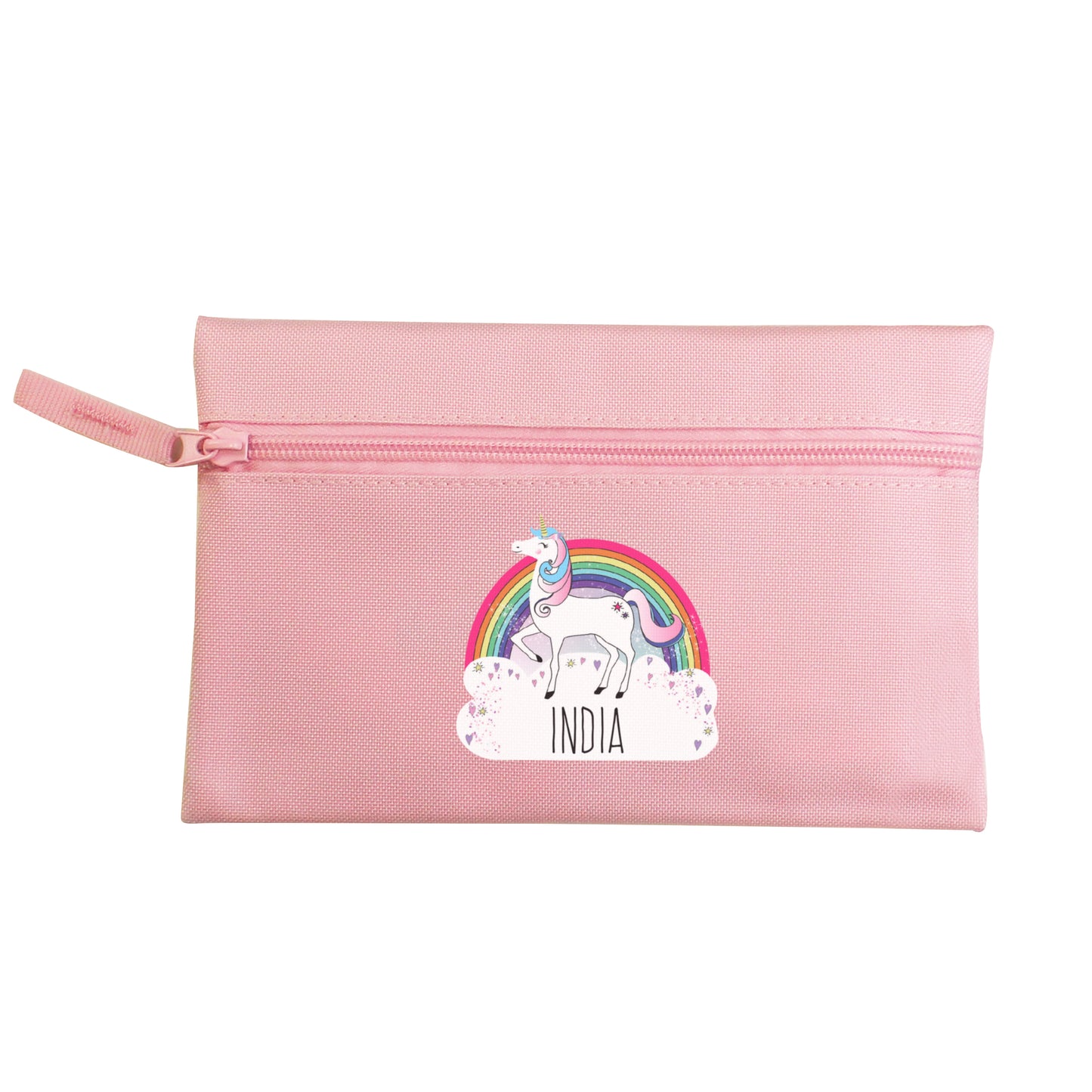 Personalised Unicorn Pink Pencil Case - MK&JD Gifts