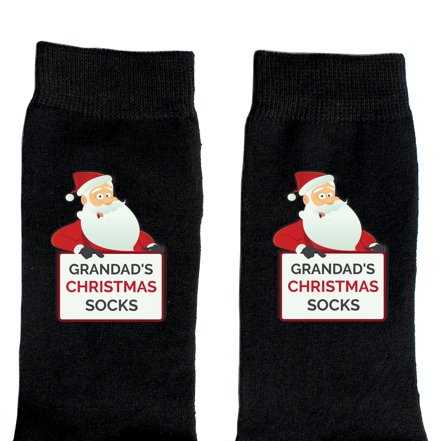 Personalised Santa Claus Christmas Socks - MK&JD Gifts