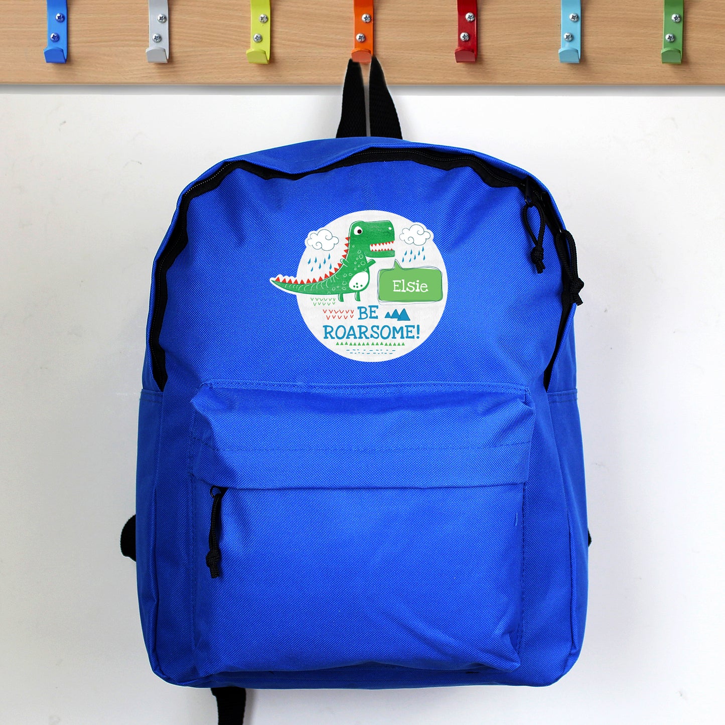 Personalised 'Be Roarsome' Dinosaur Backpack - MK&JD Gifts