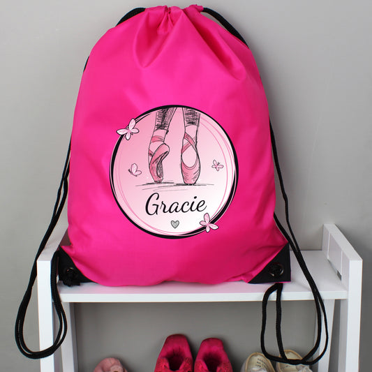 Personalised Ballet Pink Kit Bag - MK&JD Gifts
