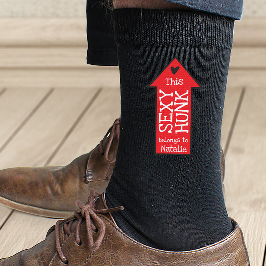 Personalised Sexy Hunk Mens Socks - MK&JD Gifts