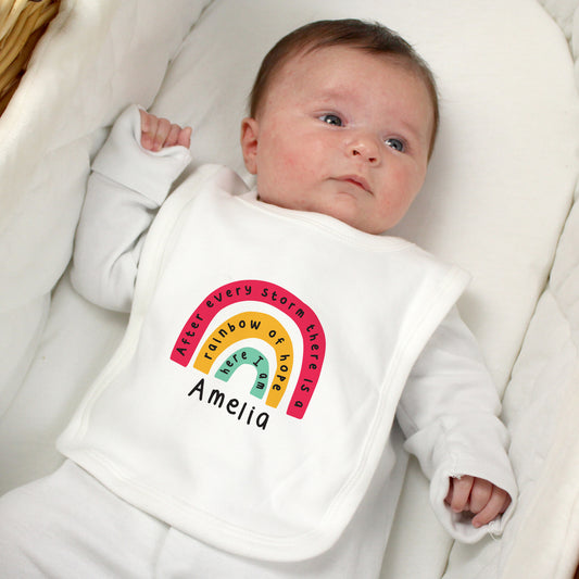 Personalised Rainbow Bib - MK&JD Gifts
