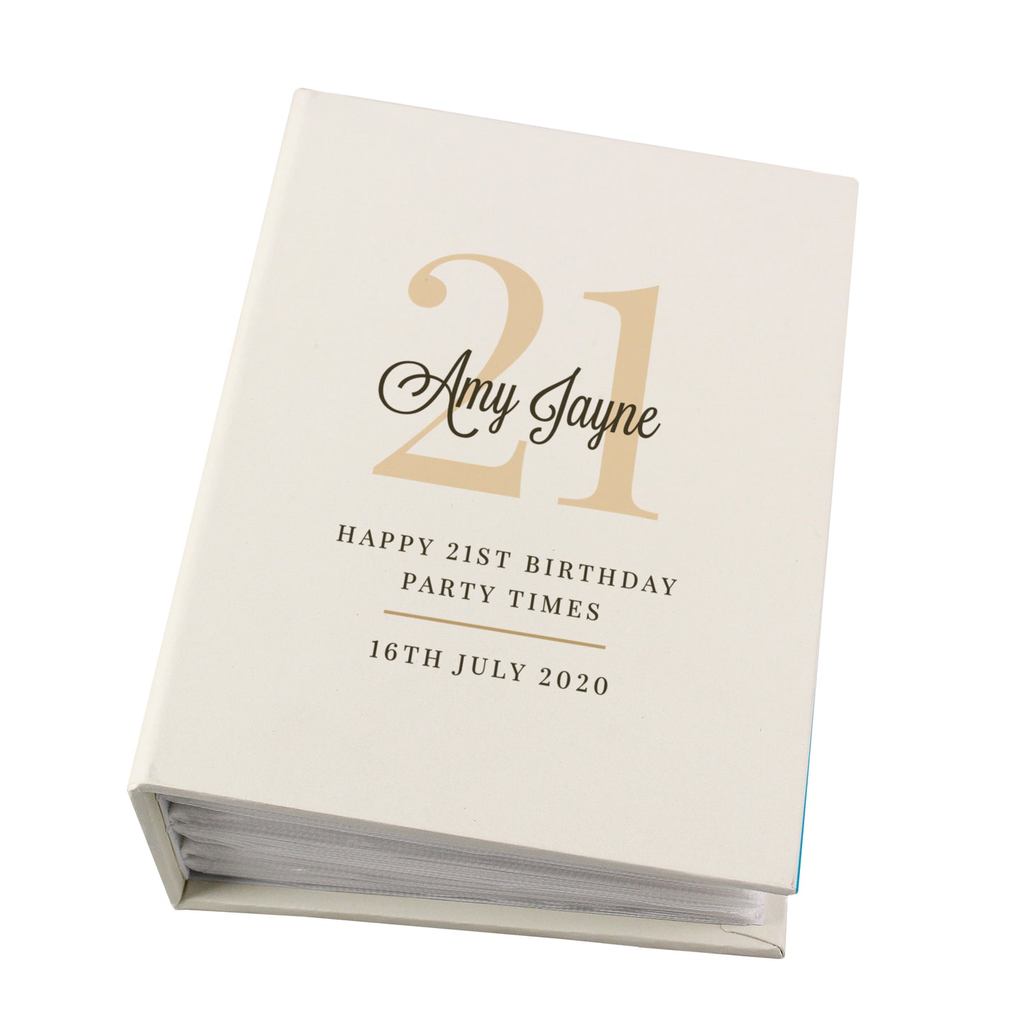 Personalised Big Birthday 6x4 Photo Album with Sleeves - MK&JD Gifts
