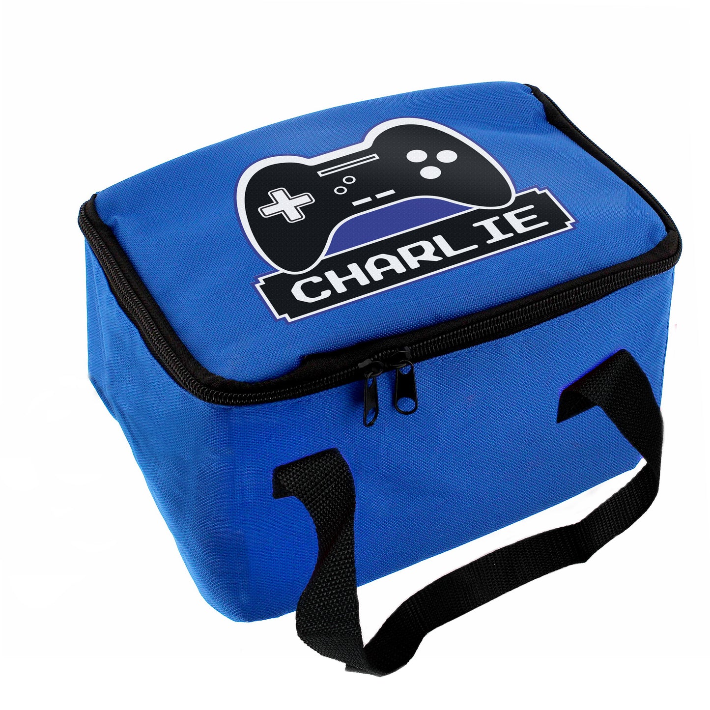 Personalised Gaming Blue Lunch Bag - MK&JD Gifts