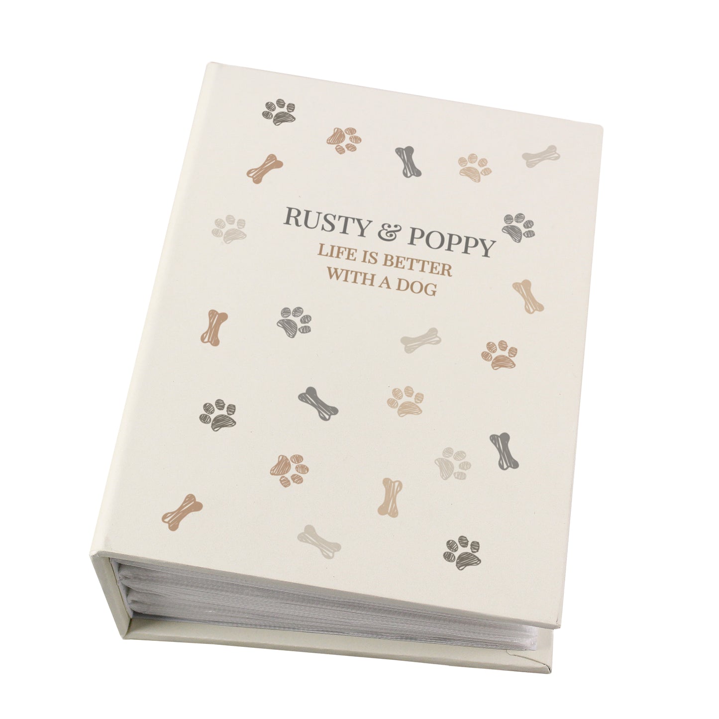 Personalised Dogs 6x4 Photo Album with Sleeves - MK&JD Gifts