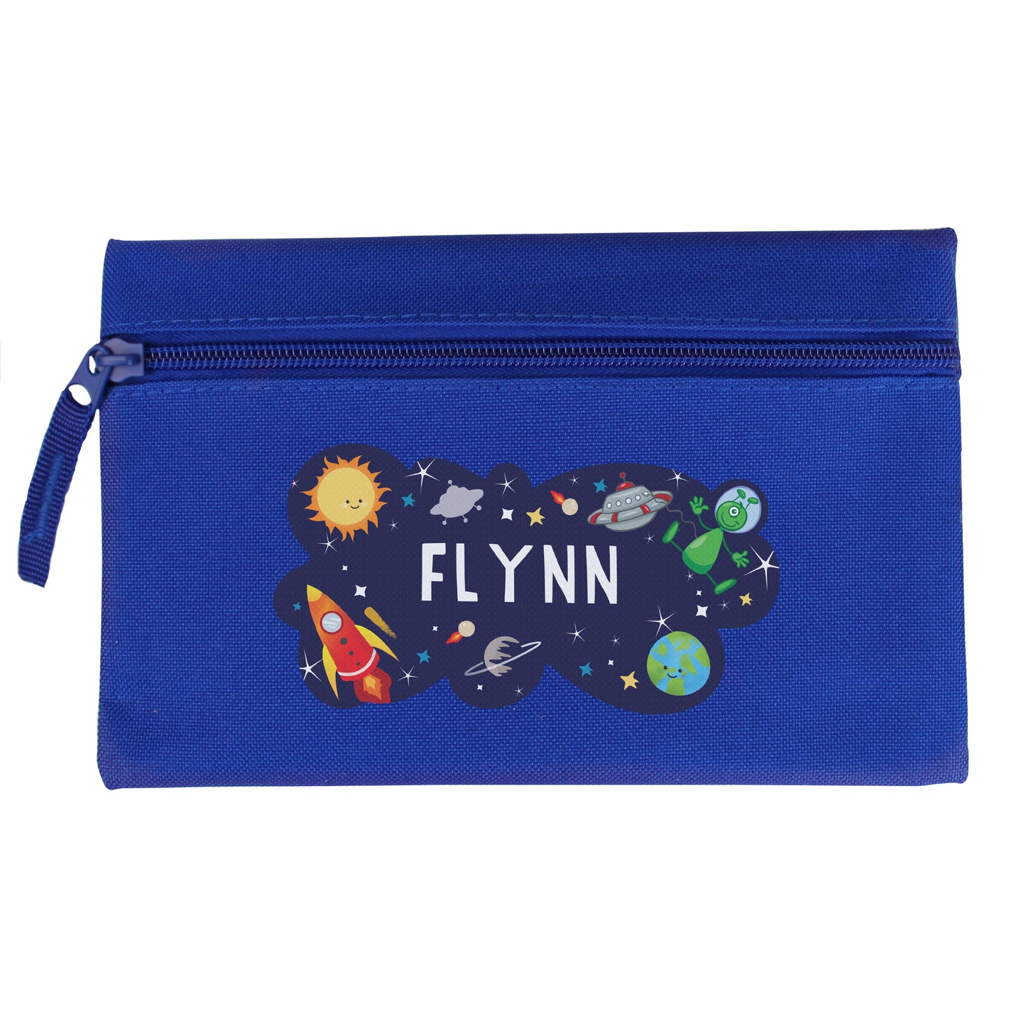 Personalised Space Blue Pencil Case - MK&JD Gifts
