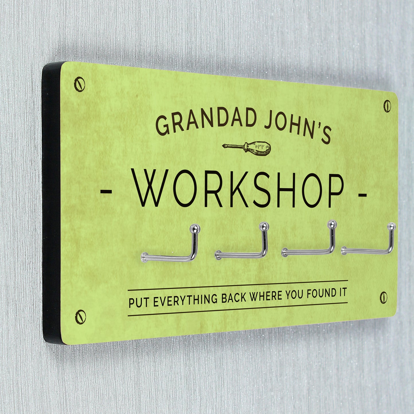 Personalised Workshop Hooks - MK&JD Gifts