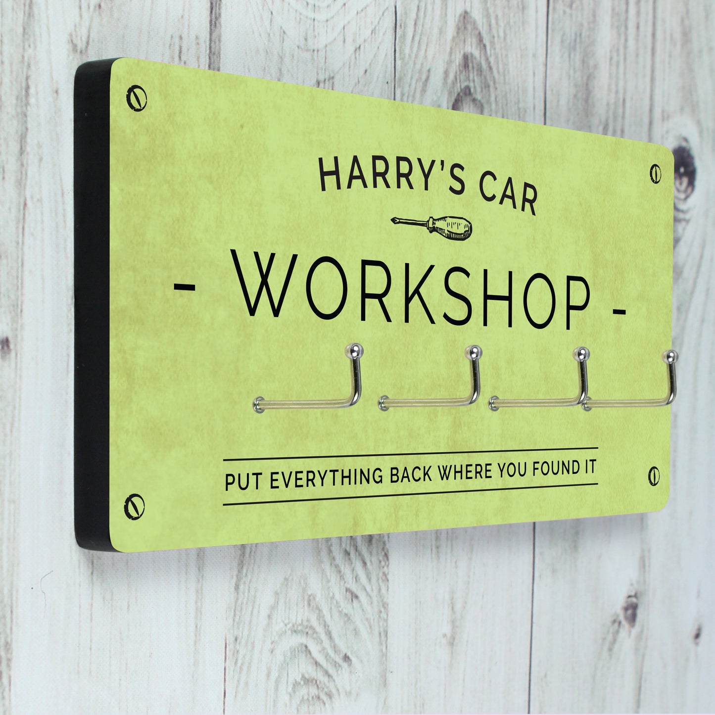 Personalised Workshop Hooks - MK&JD Gifts