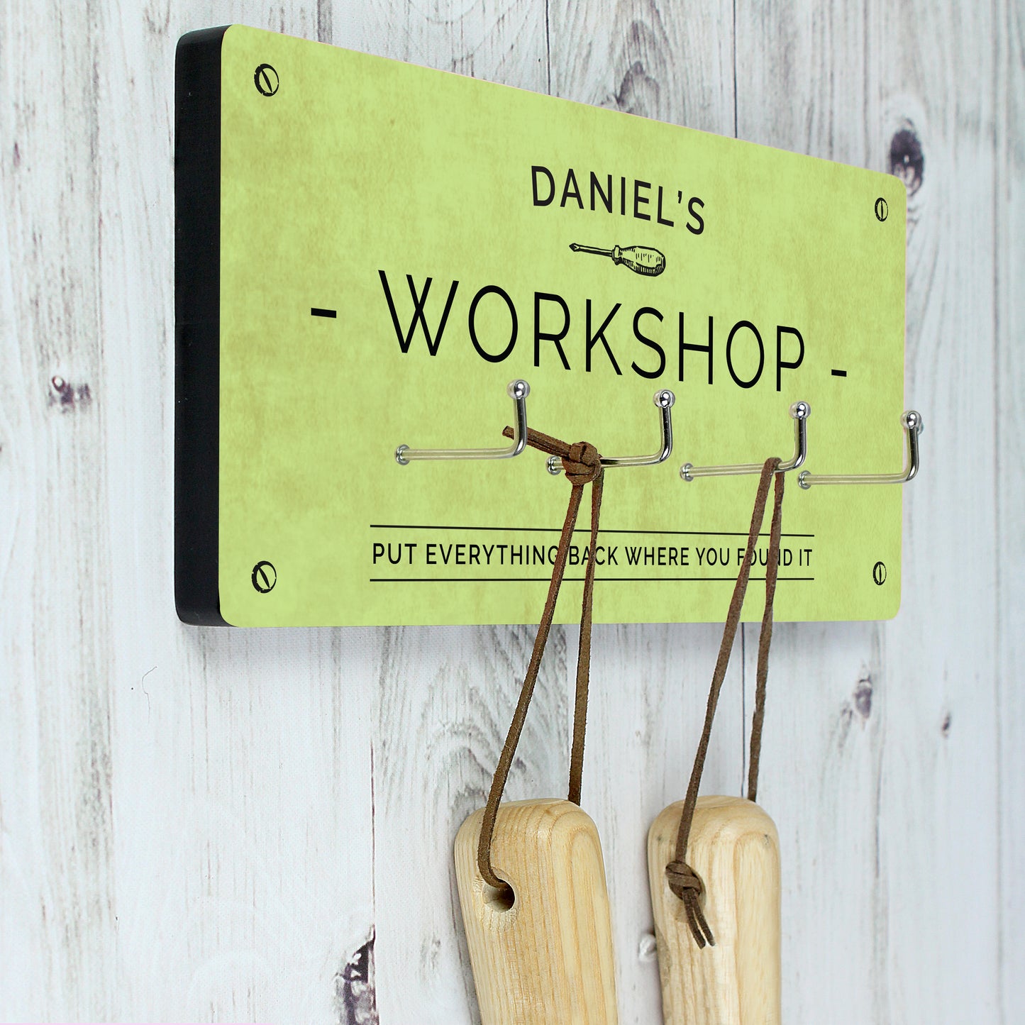 Personalised Workshop Hooks - MK&JD Gifts